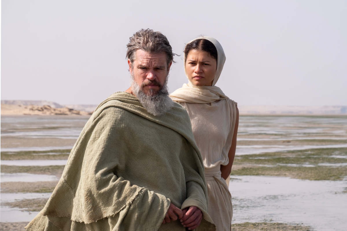 Matt Damon is Odysseus and Zendaya is Athena