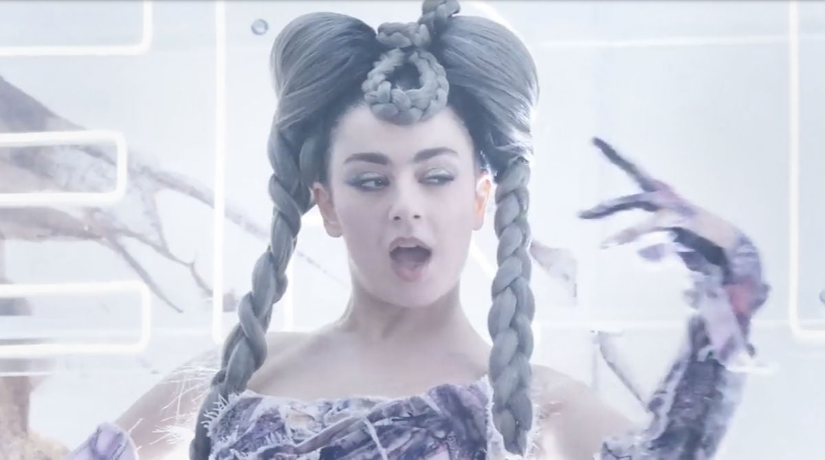 Charli xcx as Mother Nature in Sacrifice