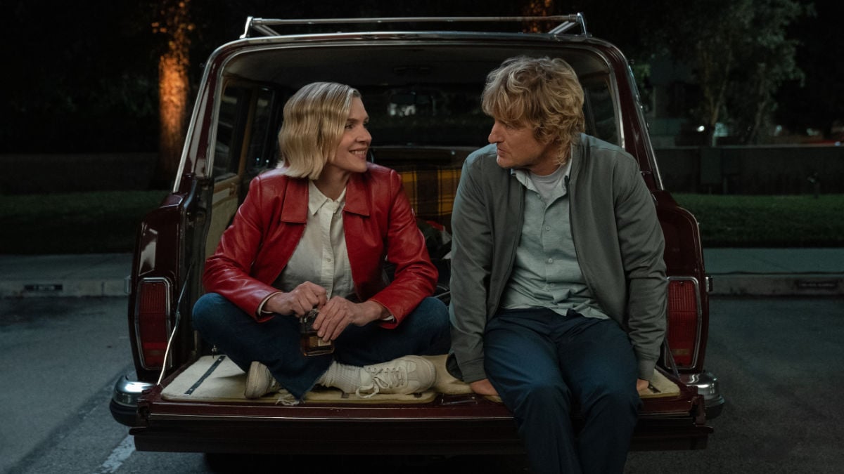 Rhea Seehorn and Owen Wilson in Stick Season 2