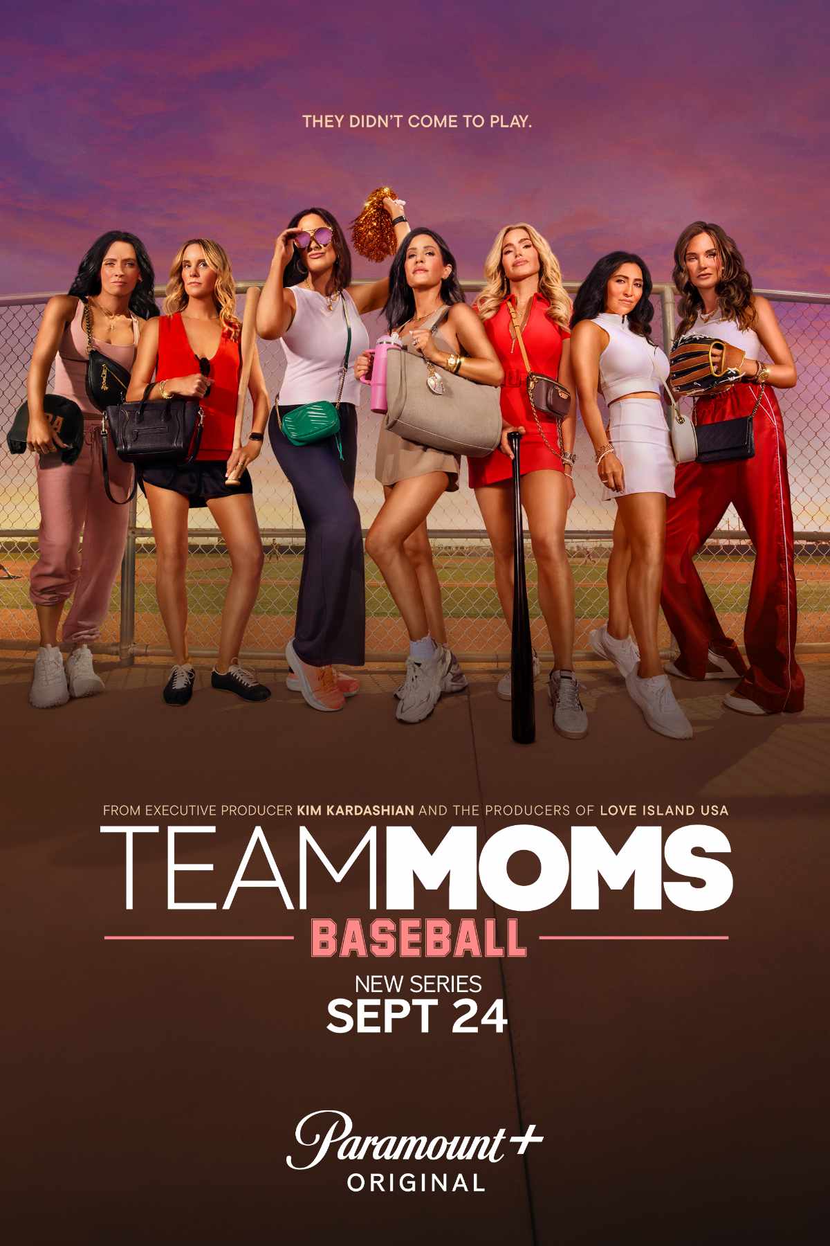 Team Moms: Baseball key art