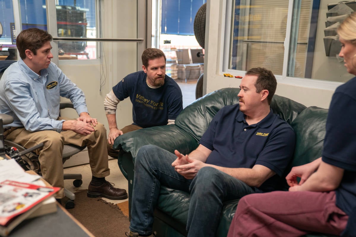 Steve Gerben (Executive Producer) as Will, Chris O'Connor as Cal, Shane Gillis (Executive Producer) as Shane and Kilah Fox as Kilah