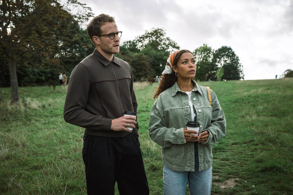 Antonia Thomas and Josh Dylan