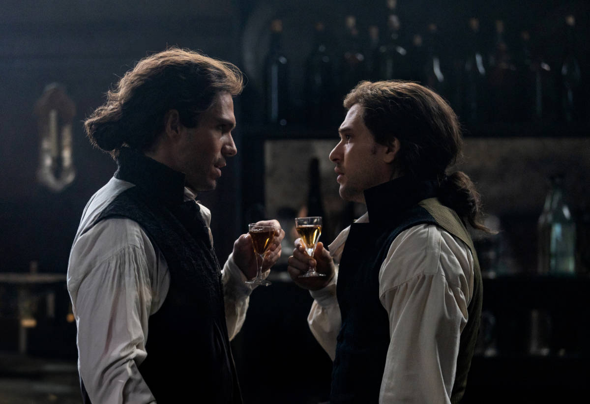 François Civil as Charles Darnay and Kit Harington as Sydney Carton