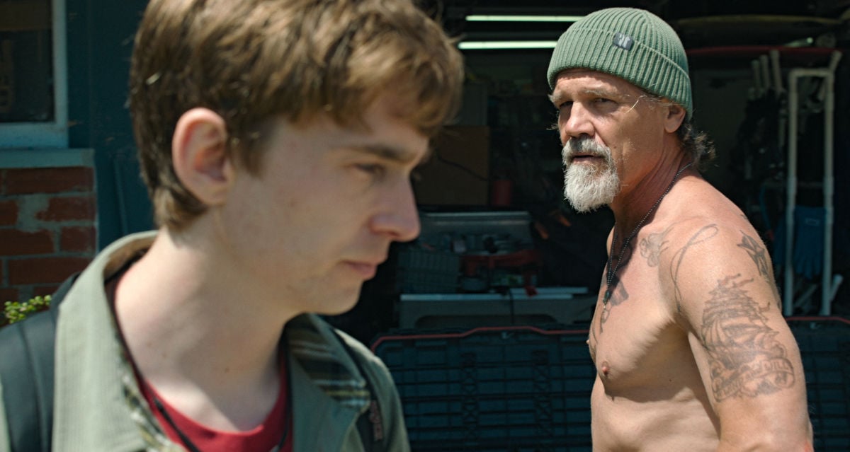 Josh Brolin and Austin Abrams