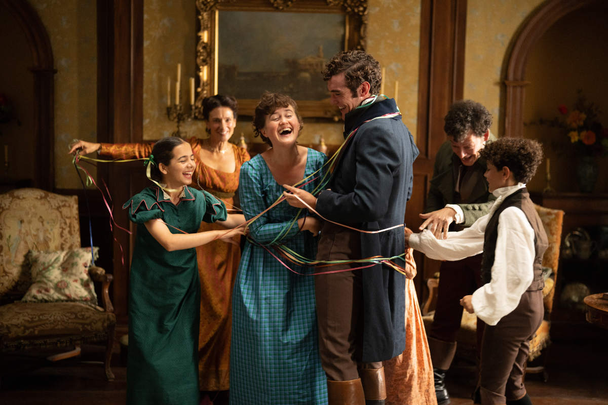 Róisín Bhalla (Marianne Gardiner), Indira Varma (Mrs Gardiner), Ella Bruccoleri (Mary Bennet), Dónal Finn (Mr Hayward), Richard Coyle (Mr Gardiner), and Reggie Absolom (George Gardiner)