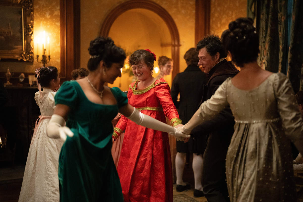 Varada Sethu (Ann Baxter), Ella Bruccoleri (Mary Bennet), Richard Coyle (Mr Gardiner), Indira Varma (Mrs Gardiner)