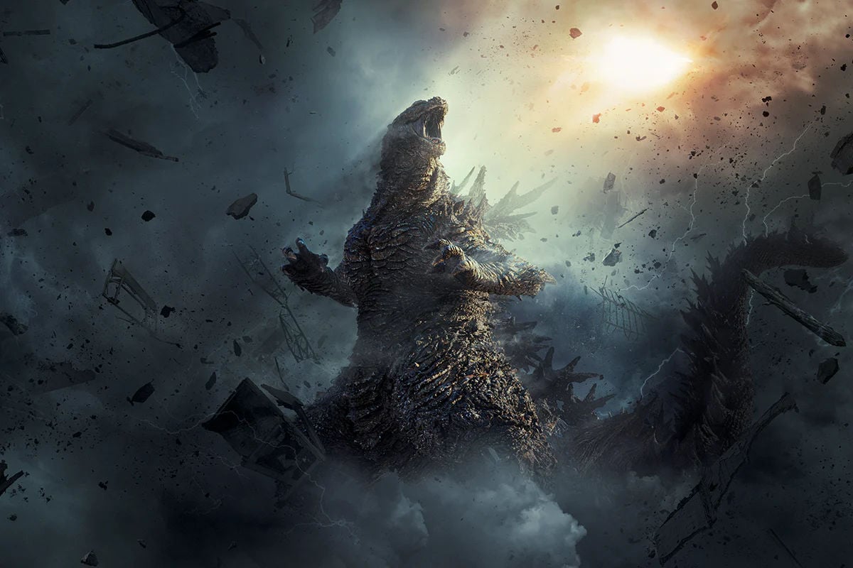 Godzilla photo courtesy of TOHO and GKIDS