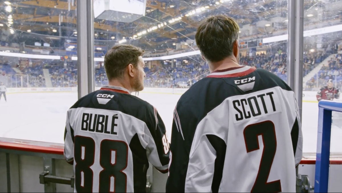 Michael Bublé and Drew Scott