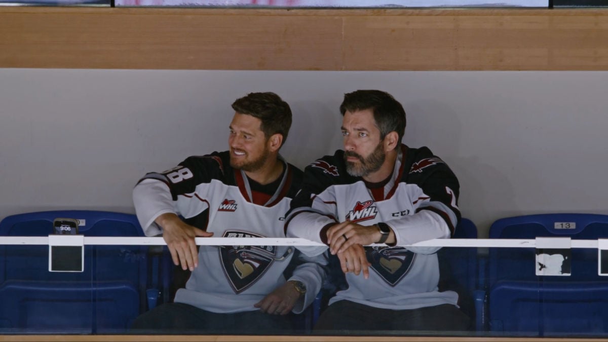 Michael Bublé and Drew Scott