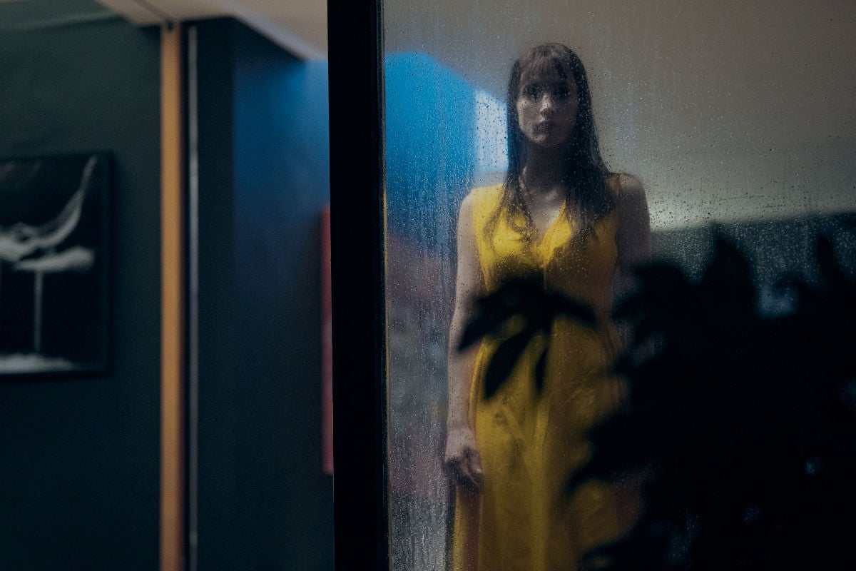 Jessica Chastain in a yellow dress