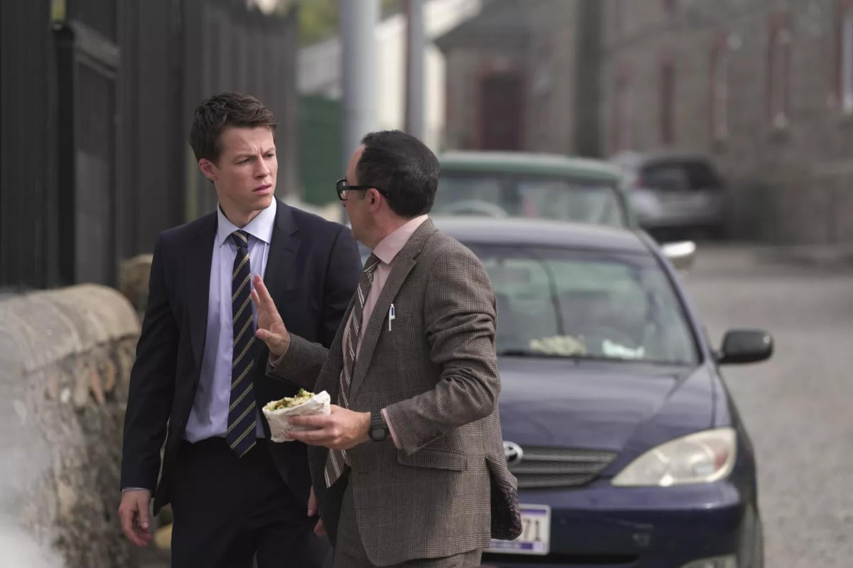 Milo Callaghan as Rudy Baylor and Byrne as Deck Shifflet