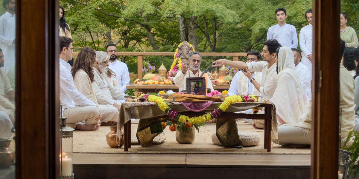 Justin Bartha as Adam, Sarayu Blue as Ruma, Jayant Kripalani as Pranab, Siddharth Suryanarayan as Amit, and Parveen Kaur as Nina