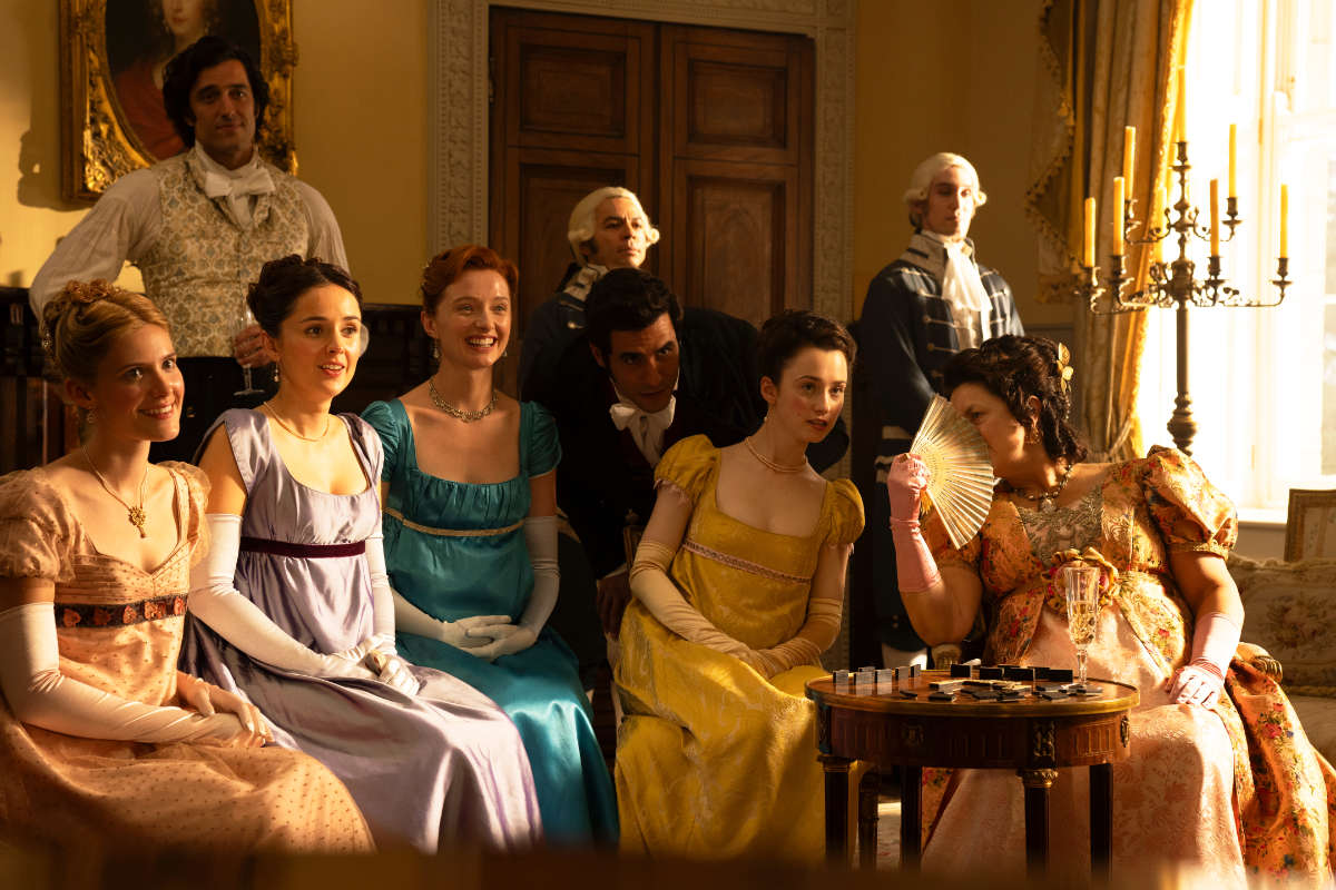Maddie Close (Jane), Molly Wright (Kitty), Poppy Gilbert (Elizabeth), Grace Hogg-Robinson (Lydia), Ruth Jones