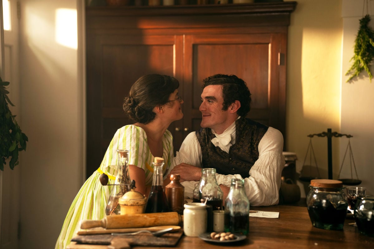 Ella Bruccoleri (Mary) and Dónal Finn (Mr Hayward)