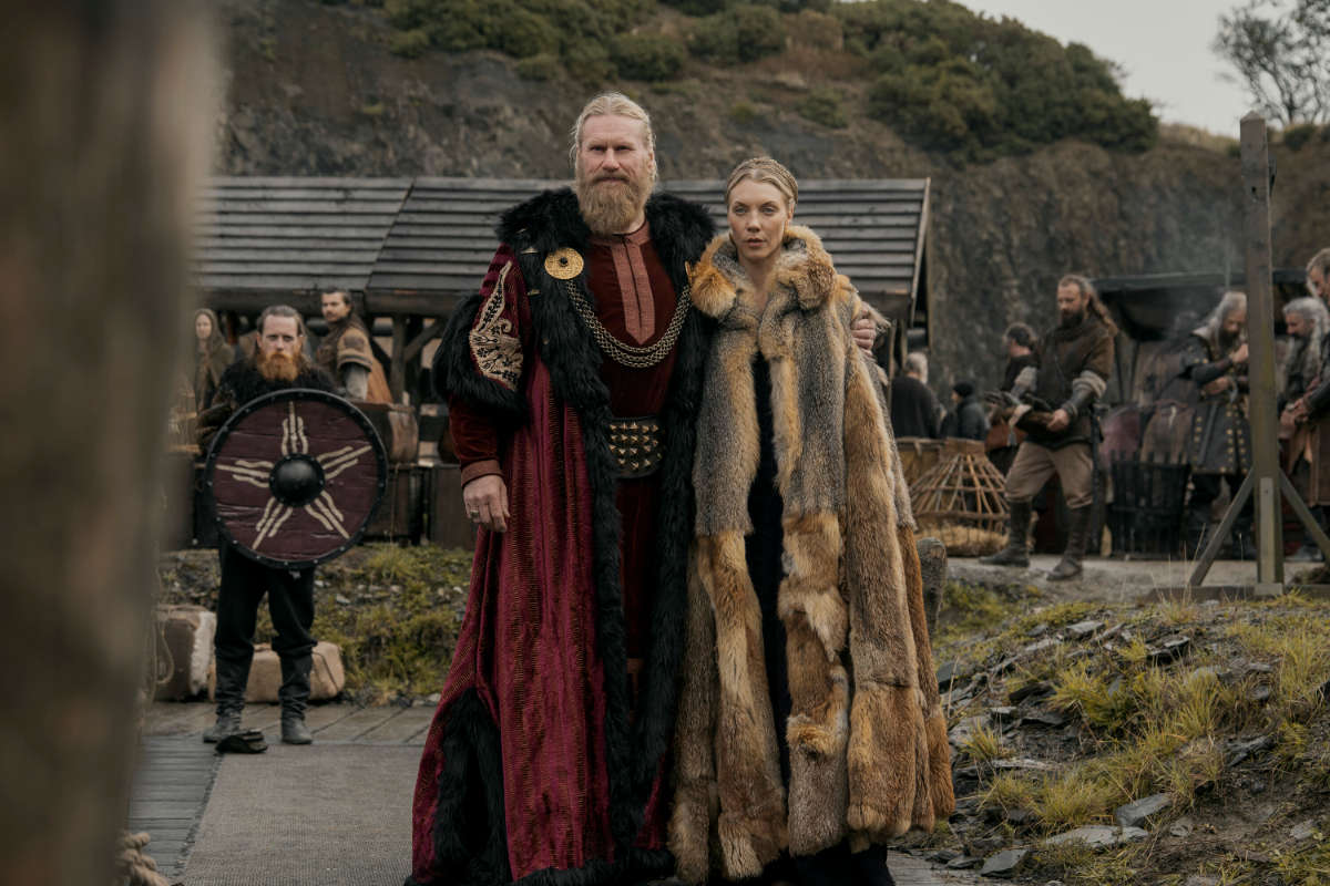 Rune Temte (Gorm) and Sisse Marie (Thyra)