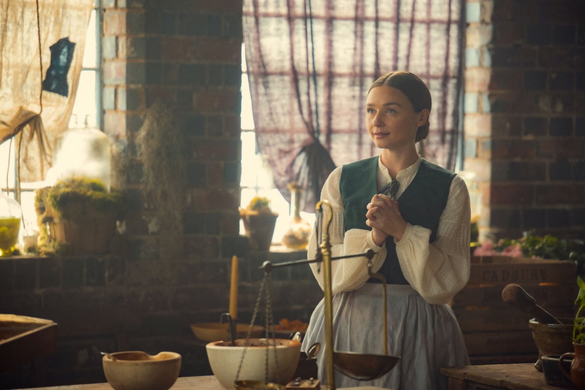 Jessica Barden (Maria Cadbury) in The Cadburys