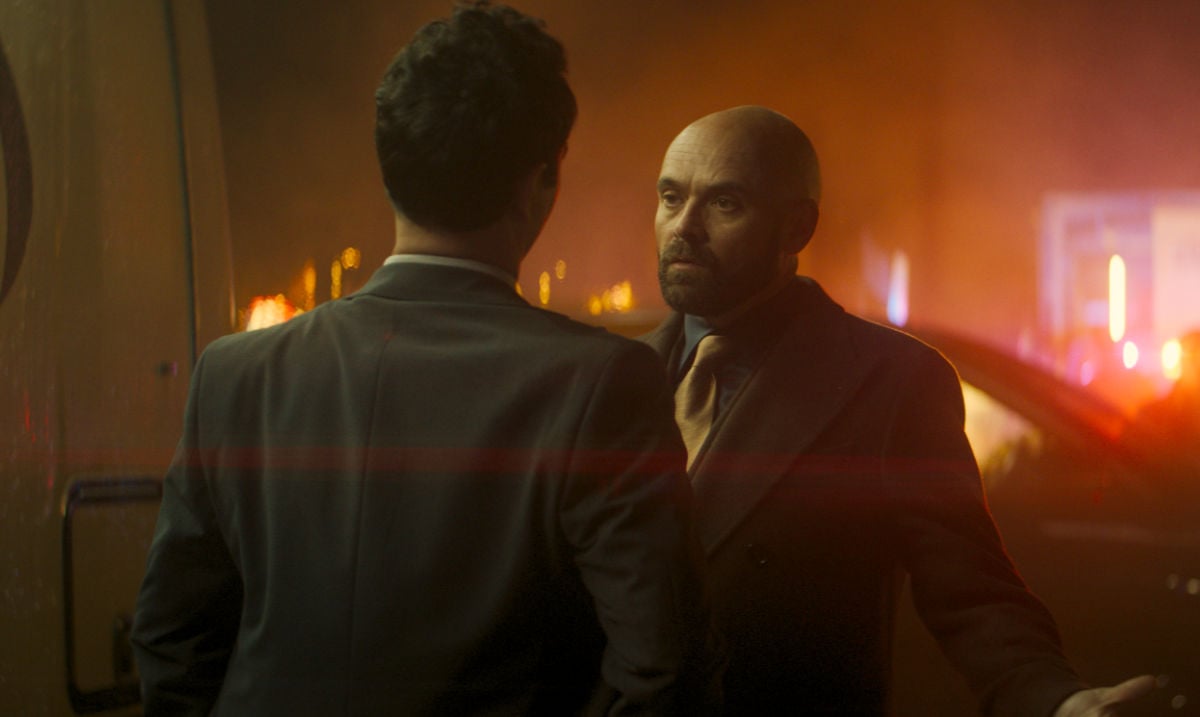 MAX MINGHELLA as John Borrelli and DAVID DENCIK as Markos Szabo