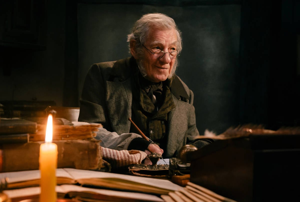Ian McKellen plays Jacob Marley