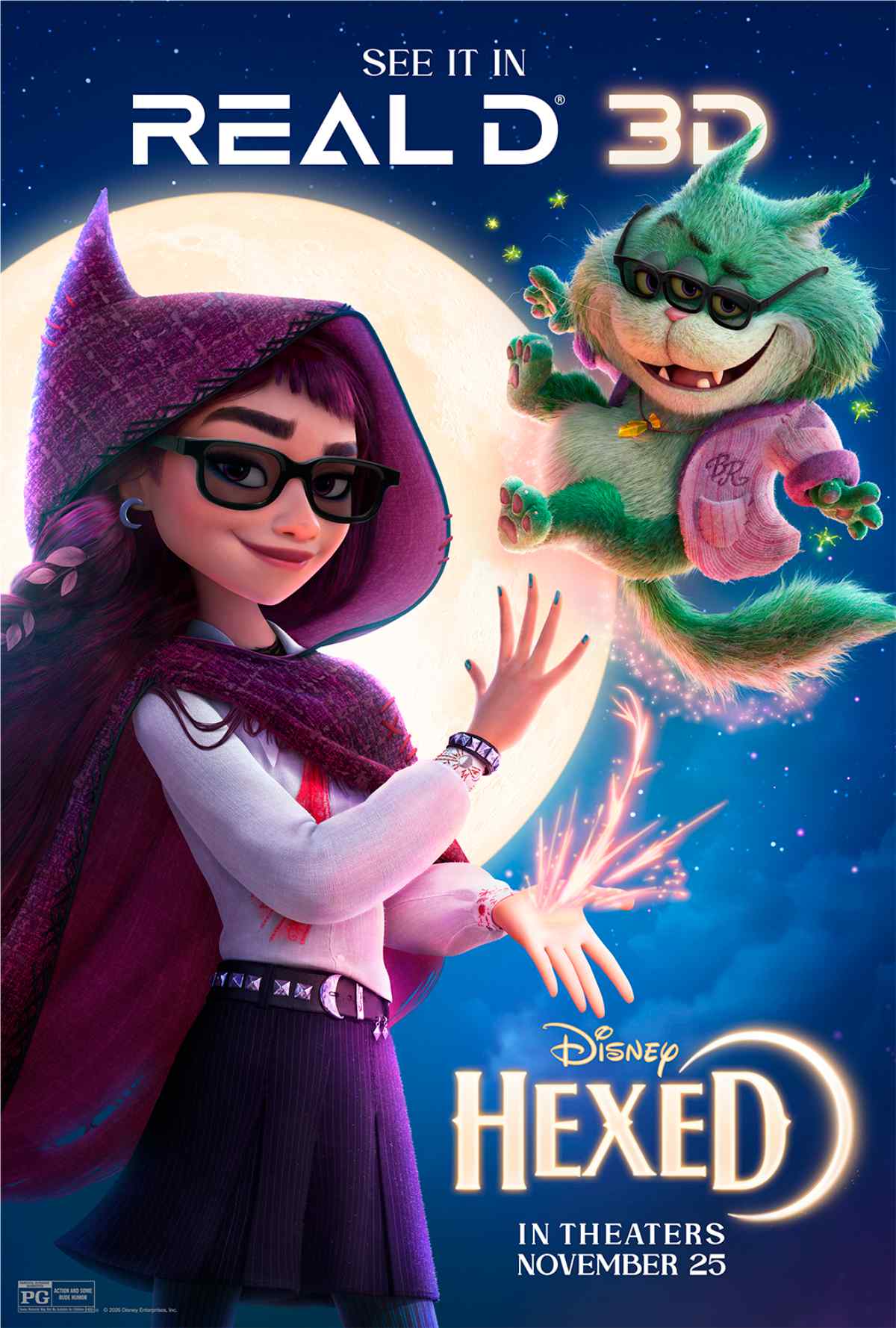 RealD 3D poster for Disney's Hexed