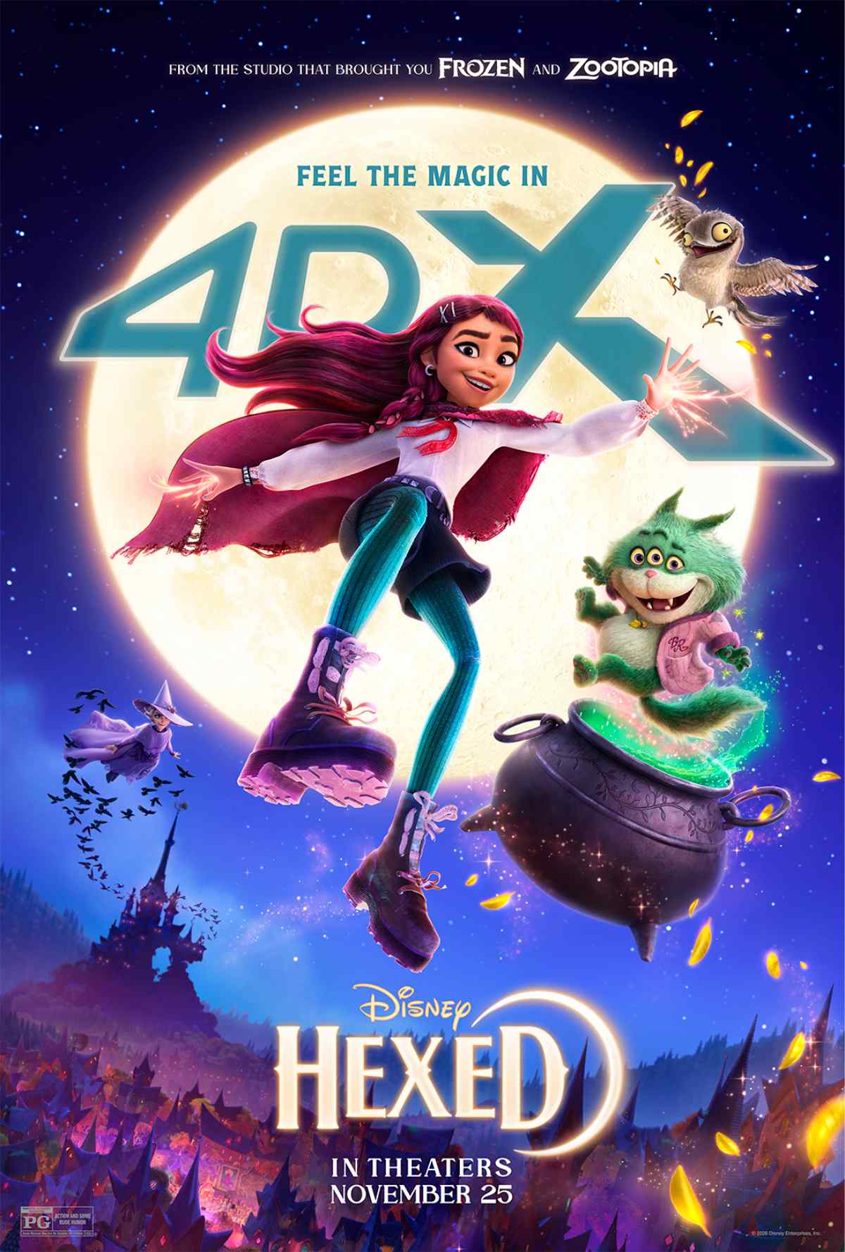 4DX poster for Disney's Hexed