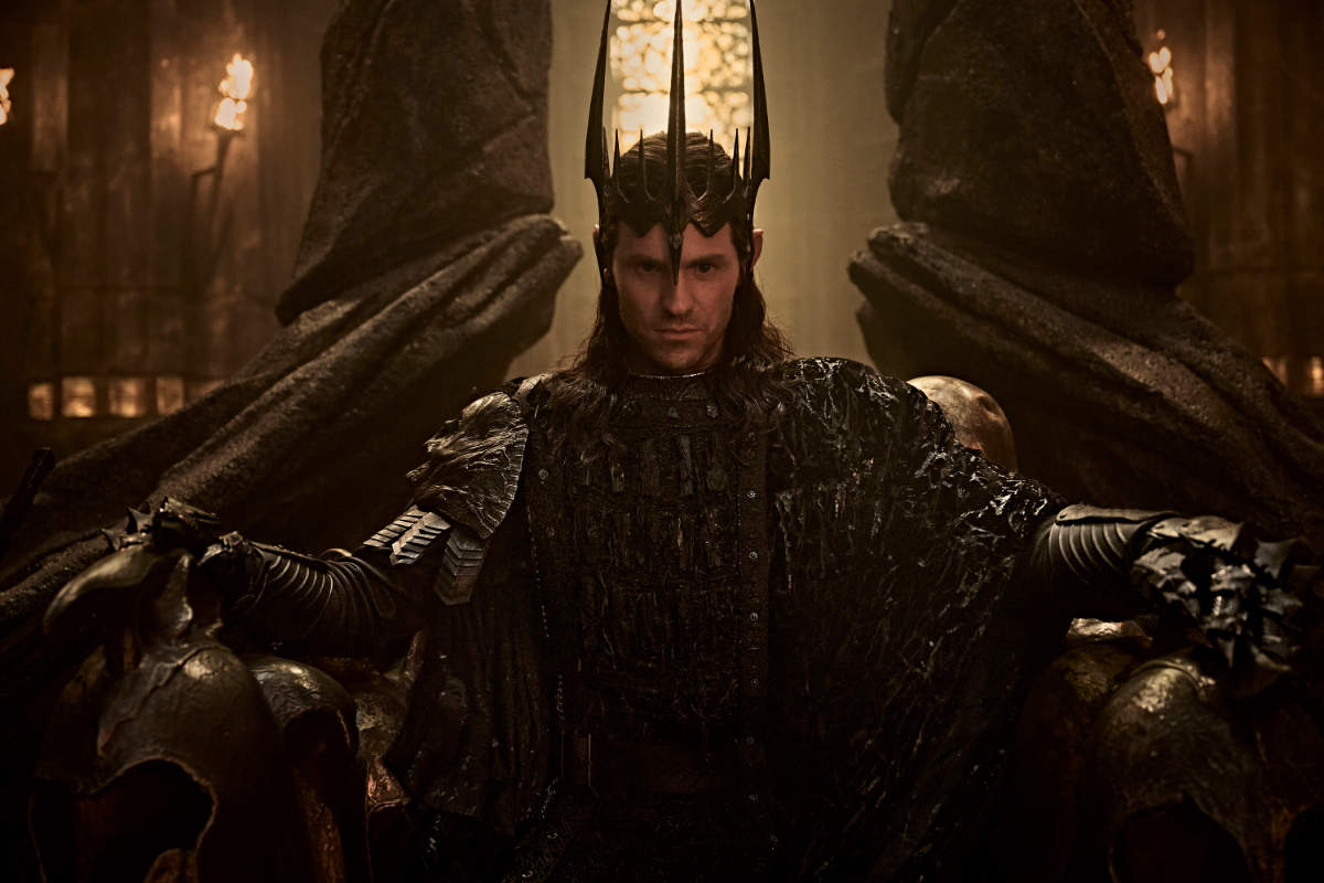 Charlie Vickers as Sauron in The Lord of the Rings: The Rings of Power Season 3