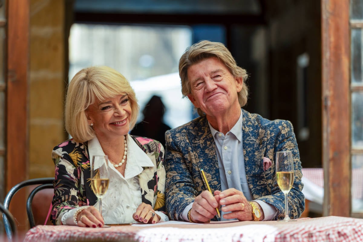 Robin Askwith and Sue Holderness
