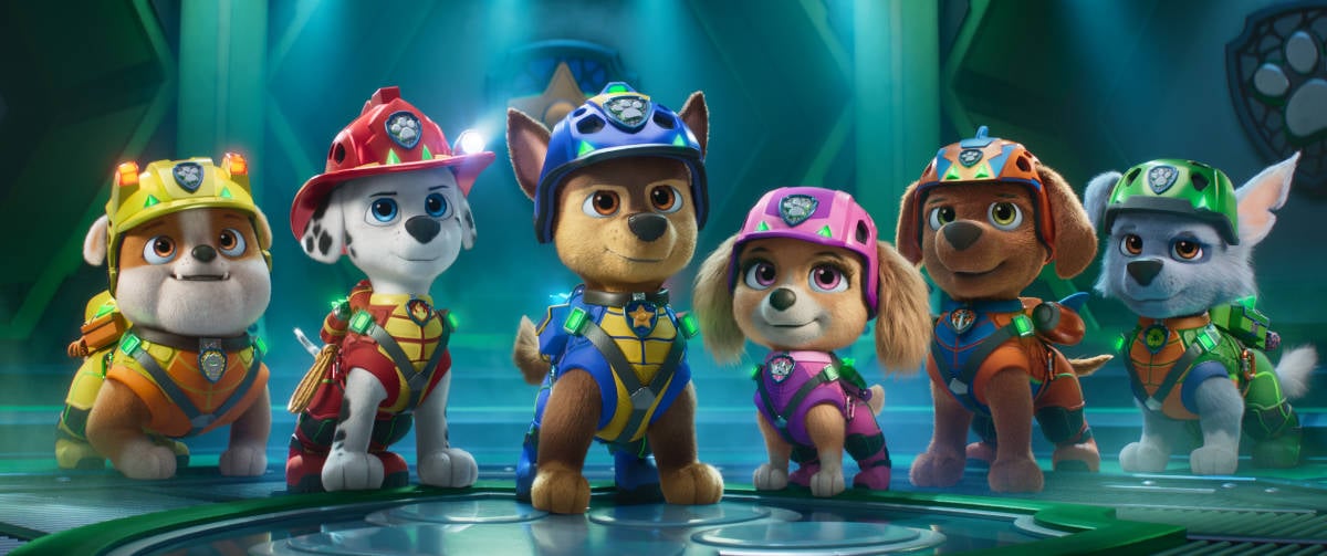 Lucien Duncan-Reid as “Rubble”, Carter Young as “Marshall”, Rain Janjua as “Chase”, Mckenna Grace as “Skye”, Nylan Parthipan as “Zuma", and William Desrosiers as “Rocky”