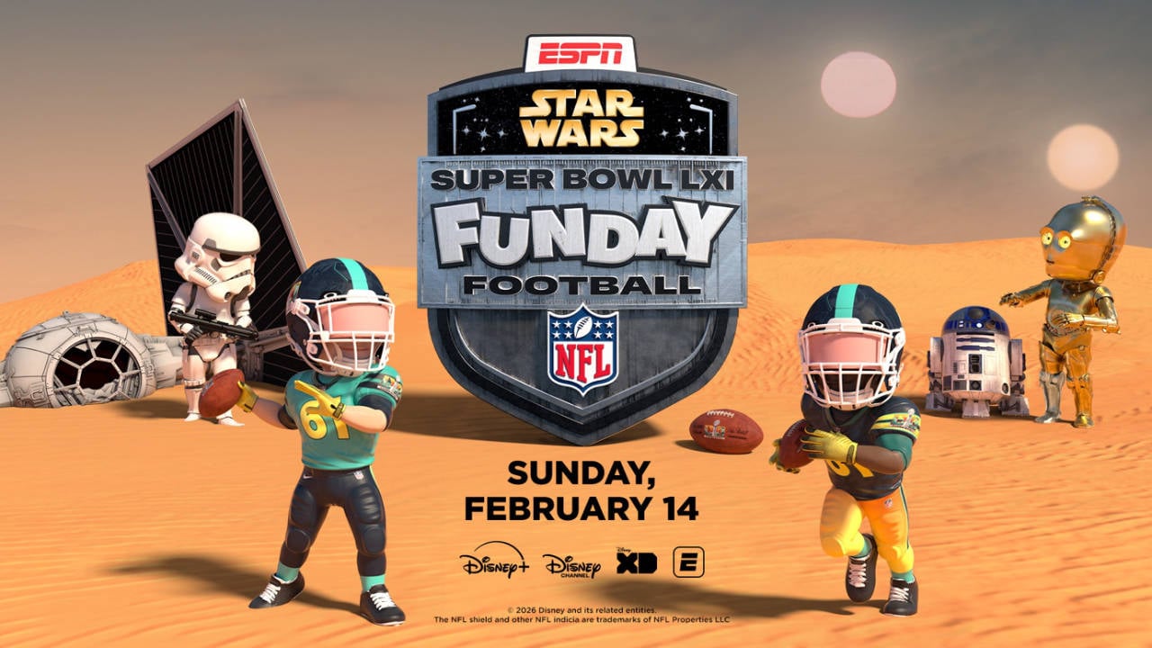 Star Wars Funday Football Telecast Set for Super Bowl LXI