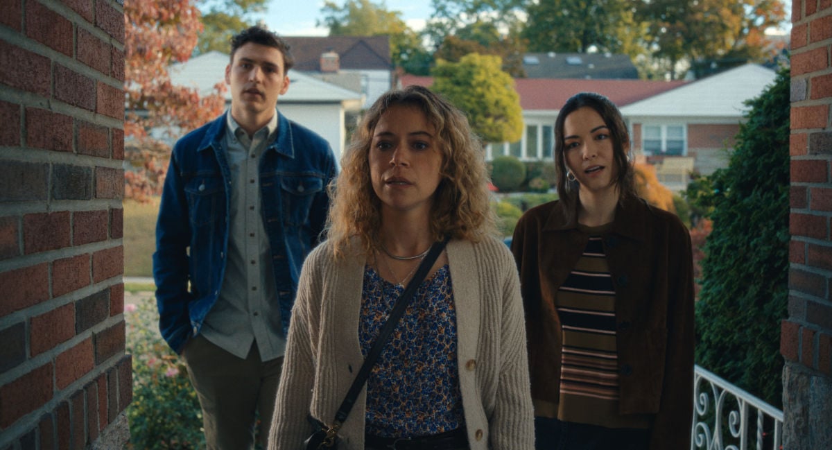 Charlie Hall, Tatiana Maslany and Kiarra Hamagami Goldberg