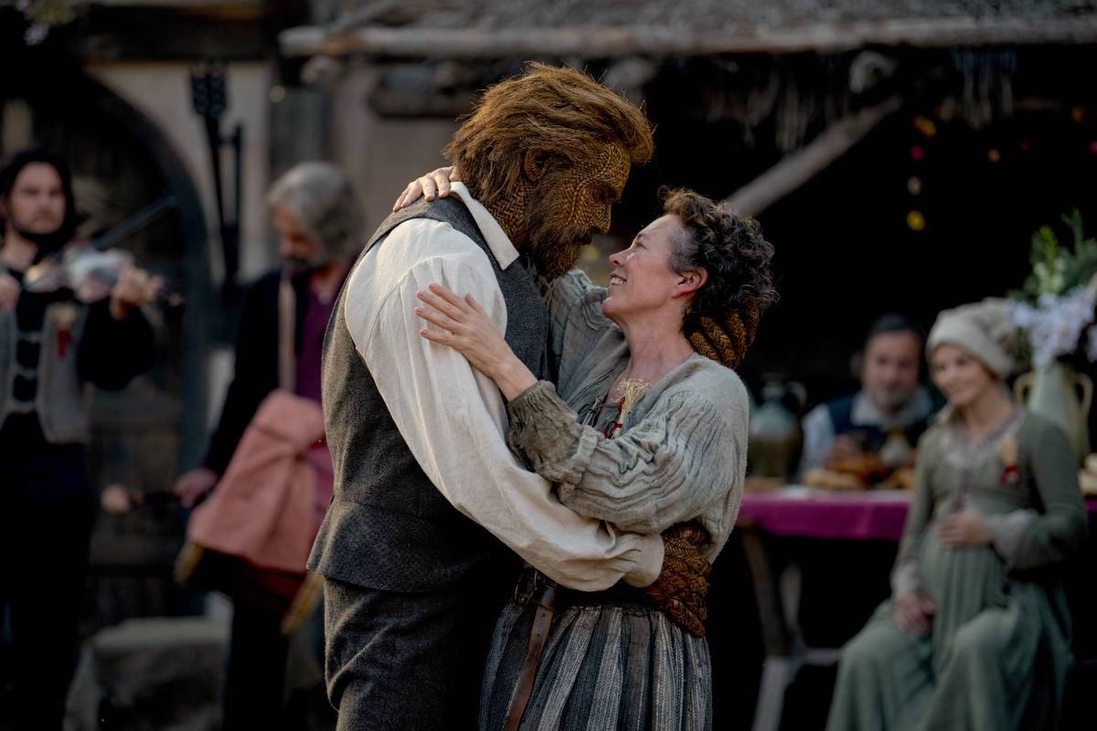 Olivia Colman and Alexander Skarsgård