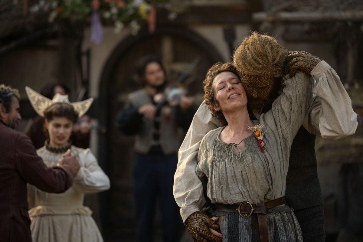 Olivia Colman and Alexander Skarsgård