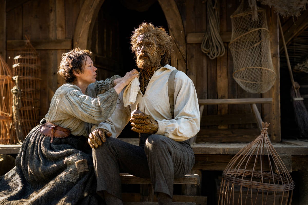 Olivia Colman and Alexander Skarsgård